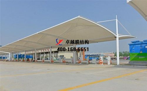 ?？h膜結(jié)構(gòu)充電站樁停車(chē)棚/雨棚【浚縣漢生食品有限責(zé)任公司等】工程設(shè)計(jì)施工案例
